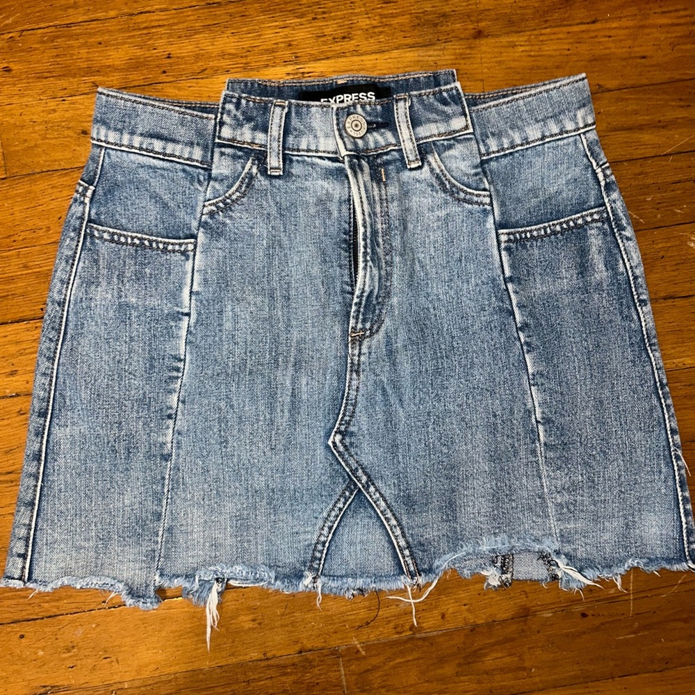 Express Jean skirt